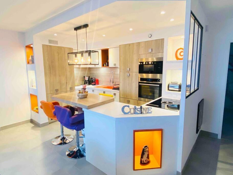 Ferienwohnung Luxueux T3 Piscine Et Vue Somptueuse Sète Exterior foto