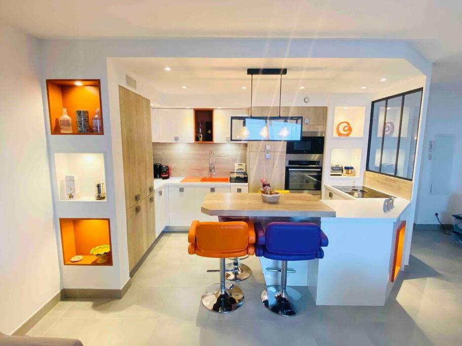 Ferienwohnung Luxueux T3 Piscine Et Vue Somptueuse Sète Exterior foto