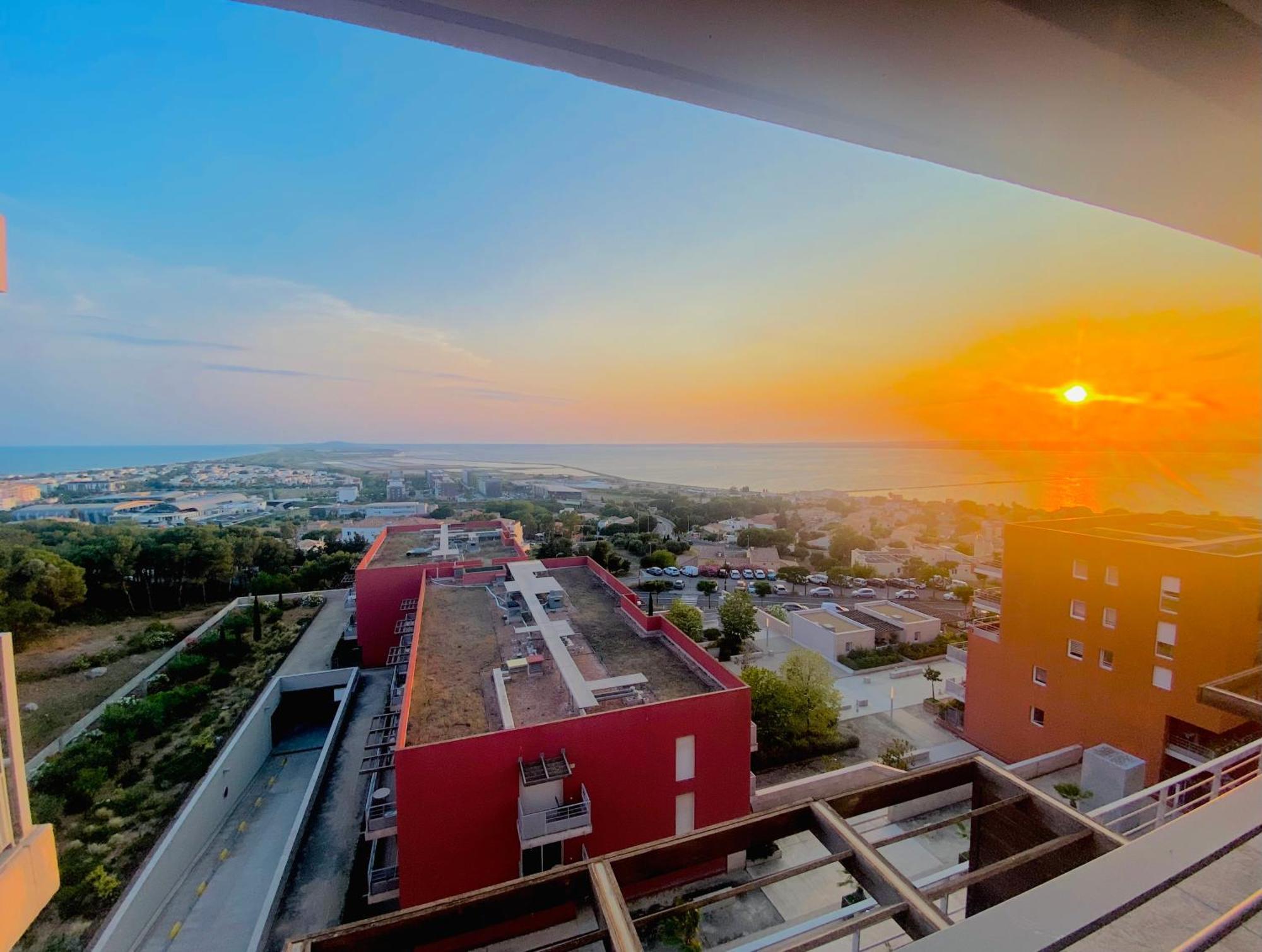 Ferienwohnung Luxueux T3 Piscine Et Vue Somptueuse Sète Exterior foto